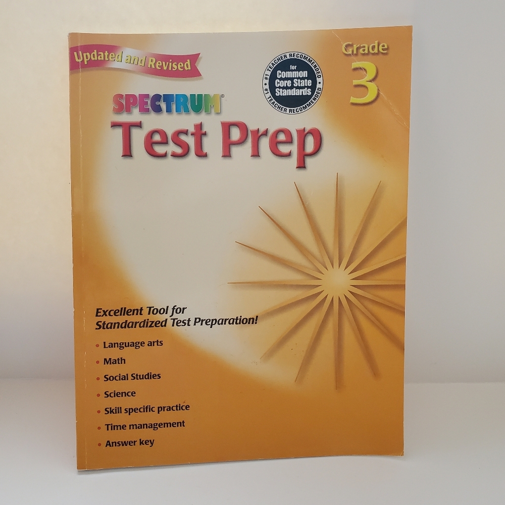 Spectrum Test Prep Grade 3 Paperback Book Unused